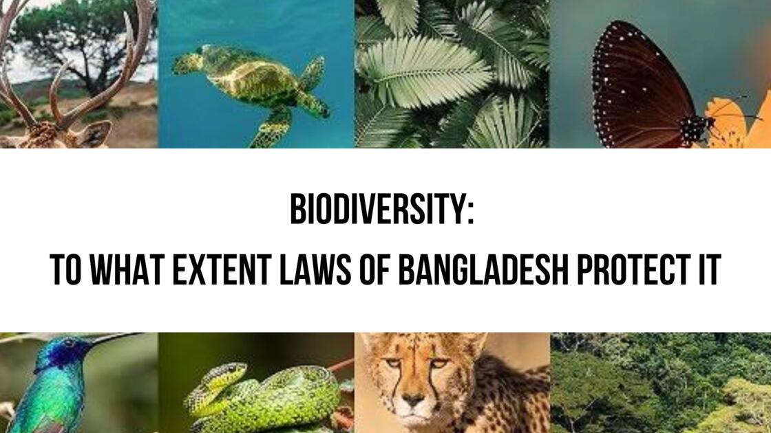 Biodiversity in Bangladesh- Legal Framework